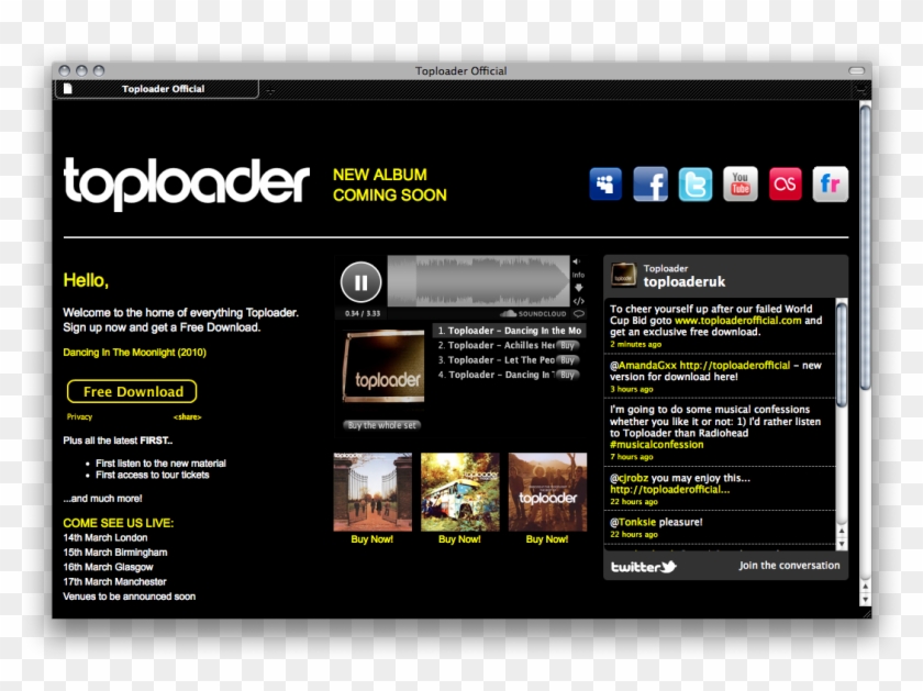 We Noticed This All Black Soundcloud Player On The - Toploader Clipart