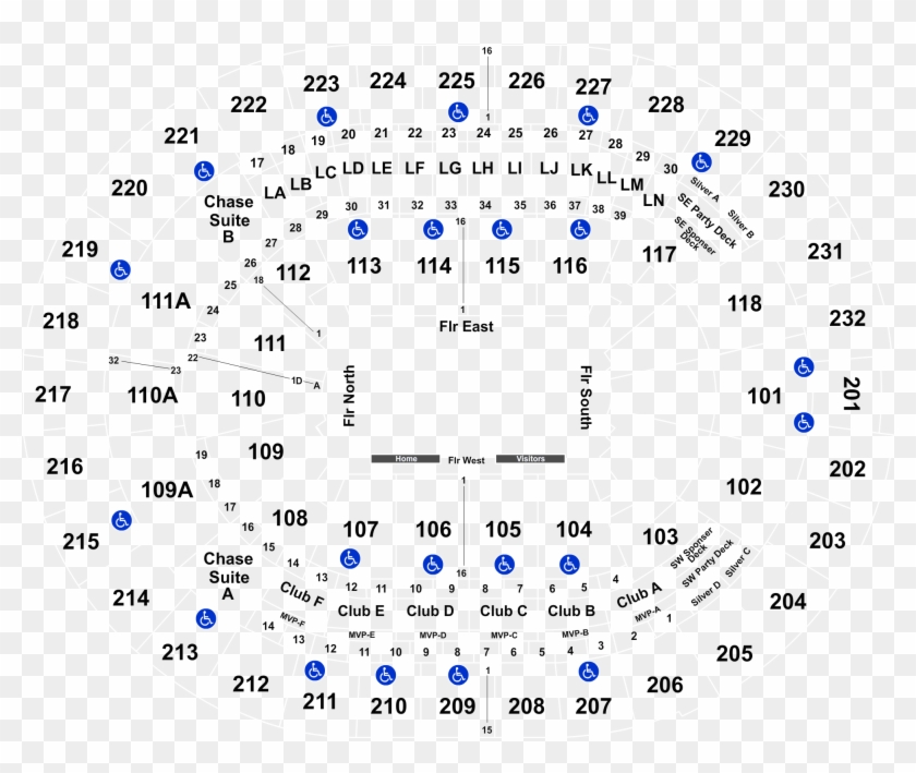 Vip Packages For Orlando Magic Tickets - Amway Center Section F4 Clipart #1551060