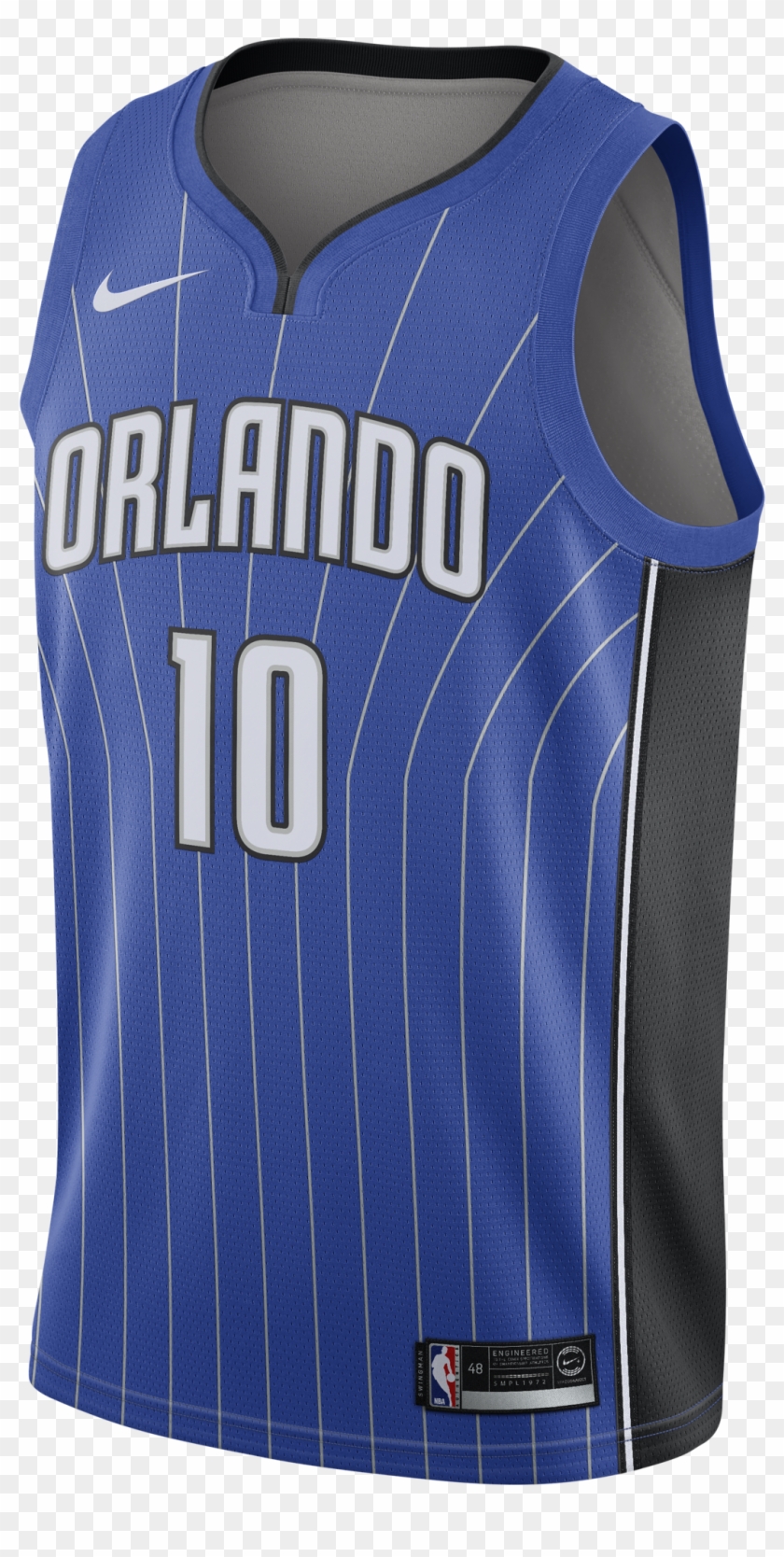 Nike Nba Orlando Magic Evan Fournier Road Swingman Clipart