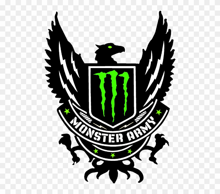 Original - Monster Army Logo Vector Clipart #1551127