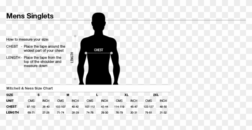 Size Chart - Active Shirt Clipart