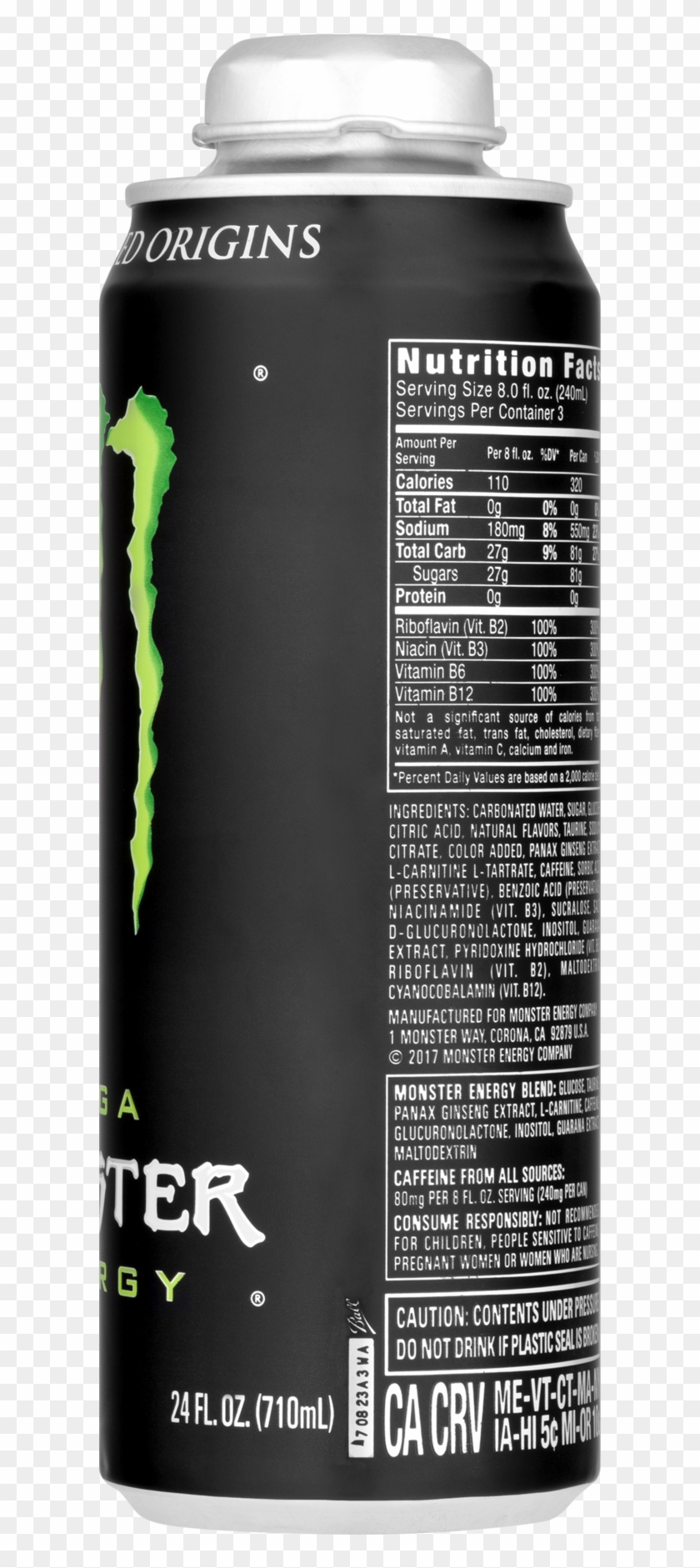 Monster Energy Drink Bottle Clipart #1551384