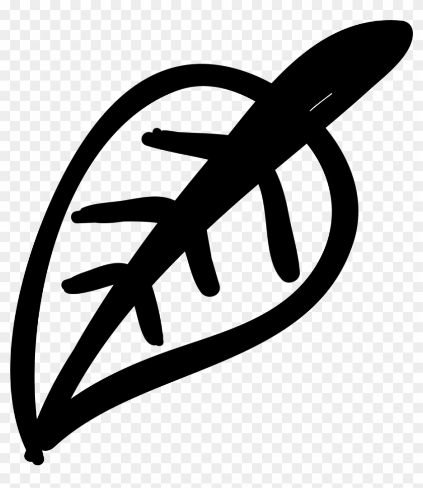 Leaf Outline Comments - Portable Network Graphics Clipart #1551500