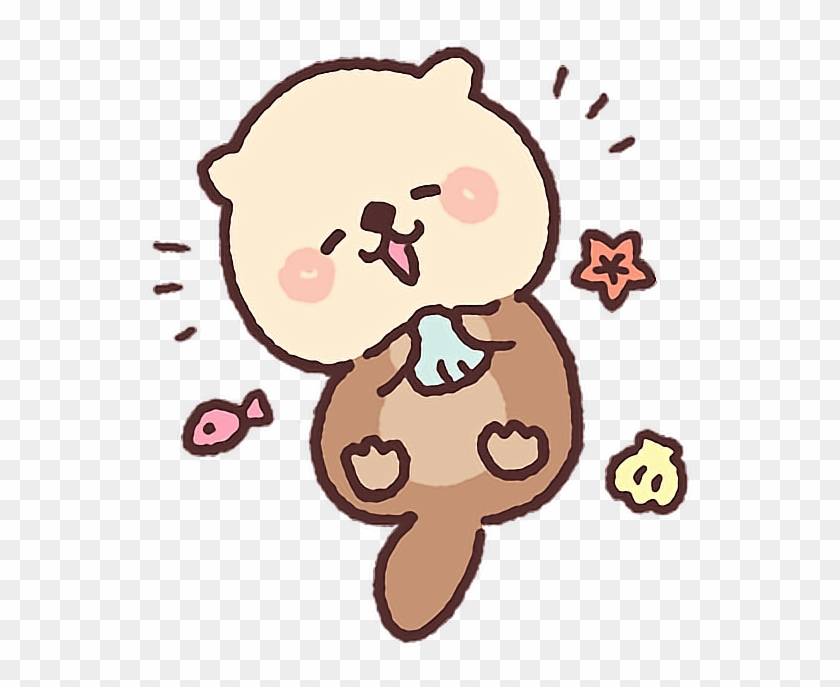 580 X 640 7 - Sea Otter Kawaii Clipart