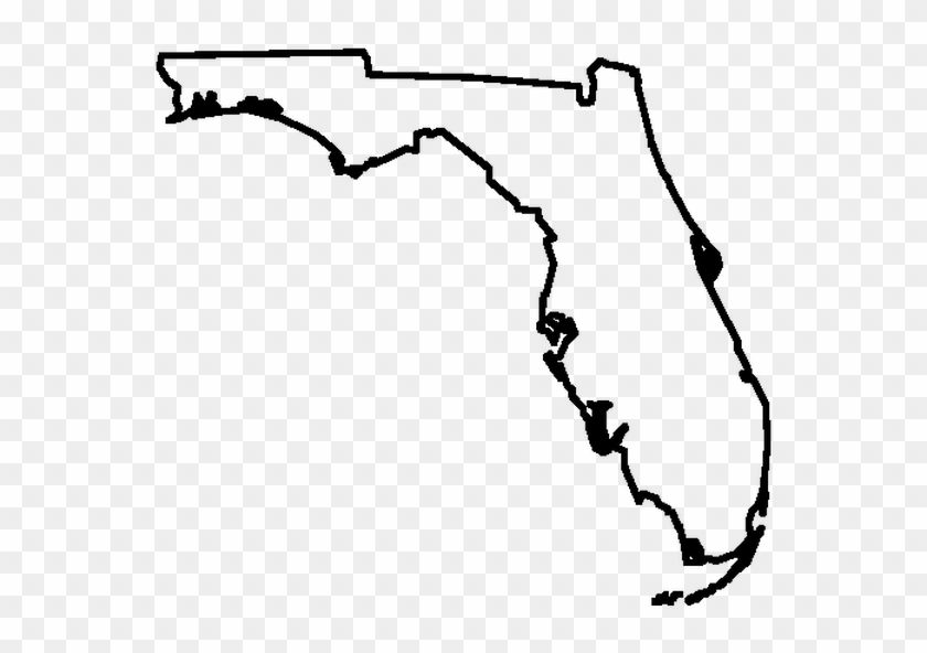 Florida Outline Png 6 - Florida Outline Clipart #1551932