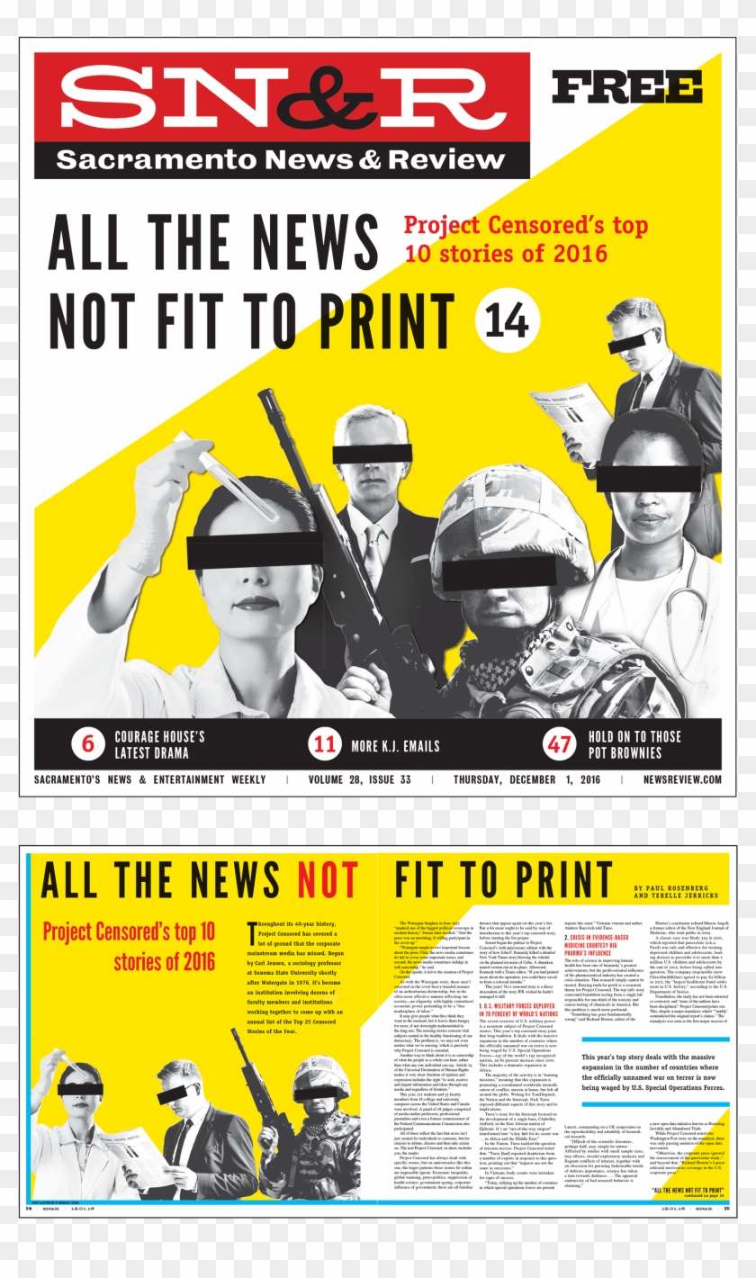 This Is A Selection Of Covers And Interior Feature - Sacramento News And Review Clipart #1552007