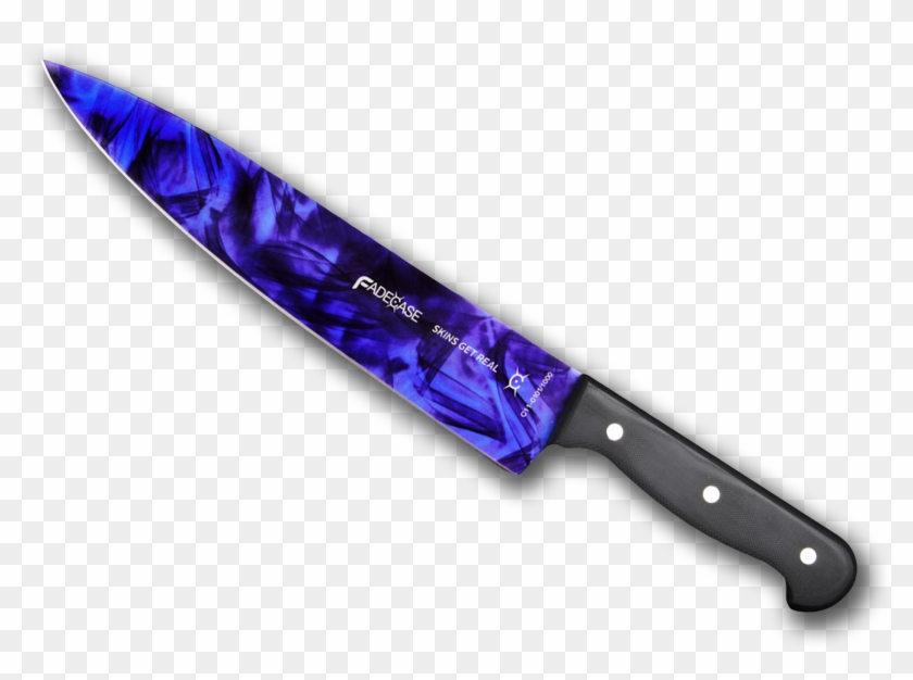 Fadecase Chef Knife Sapphire - Hunting Knife Clipart