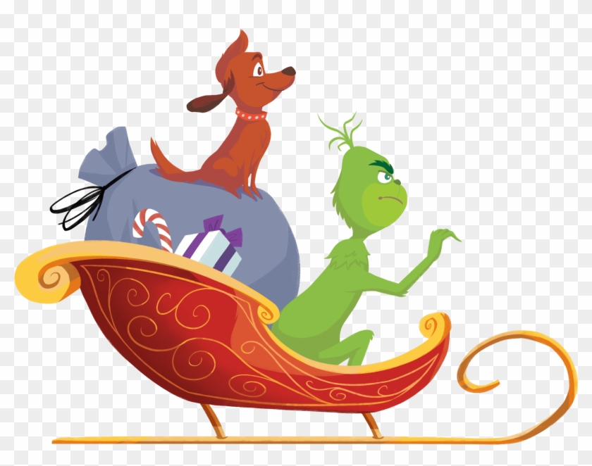 Throwing Heavy Infinite Snowballs T - Grinch Sleigh Clipart