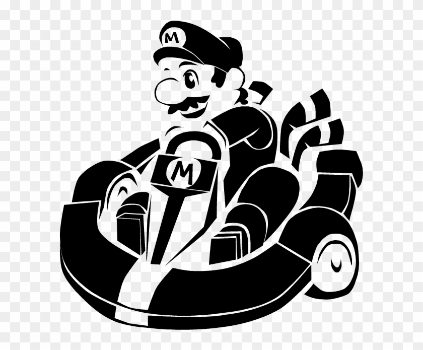 19 Vector Gokart Race Flag Huge Freebie Download For - Super Mario Kart Vector Clipart