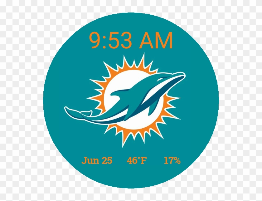 Miami Dolphins Logo Png Clipart #1553421