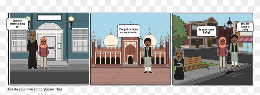 The Last Scene In Chalkline - Mosque Clipart #1553484