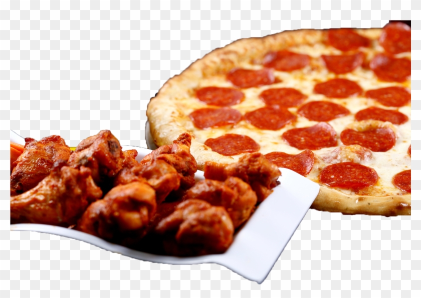 Combo - Chicken Wings And Pizza Clipart