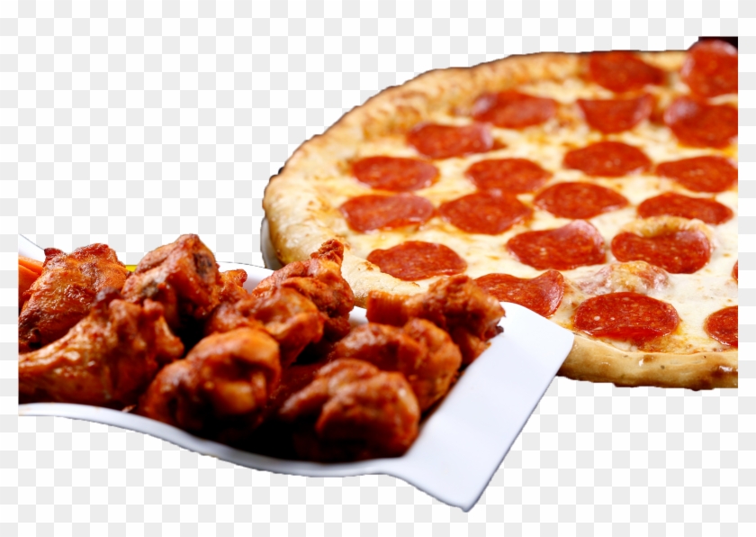 Combo - Chicken Wings And Pizza Clipart #1553563