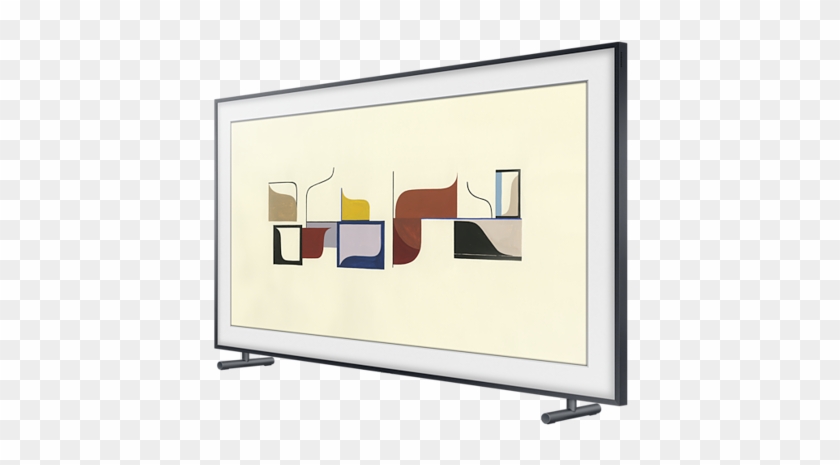 Samsung The Frame Uhd 4k Smart Tv Ls003 Front Black - Tv Samsung 55ls003 Clipart