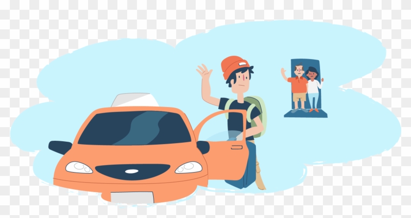 Thinking About Leaving Home - Leave Home Cartoon Clipart