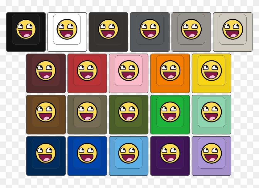 Awesome Face Cherry Mx Keycap - Awesome Face Clipart #1554274