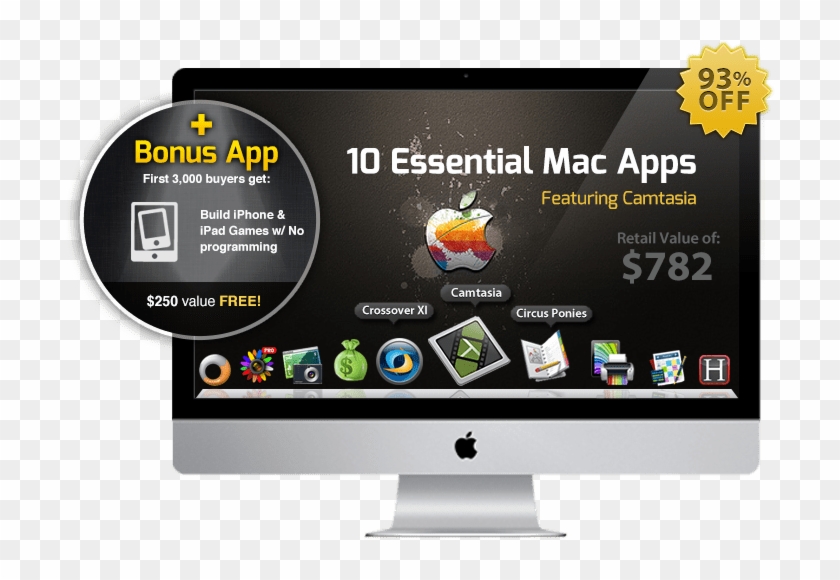 $49 Istack Mac Bundle Fx Photo Studio Pro, Camtasia, - Mac Wallpaper Hd Clipart