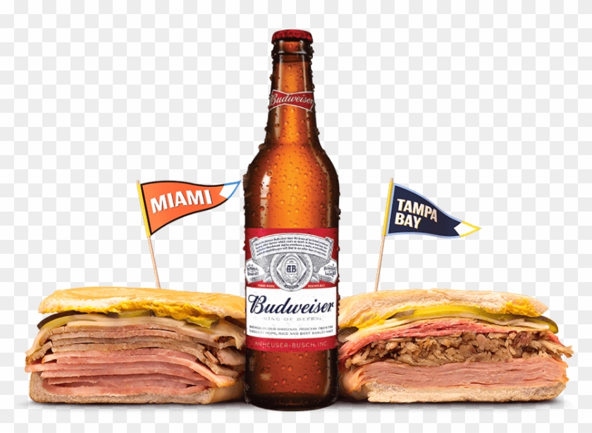 Cubano Sandwiches - Beer Bottle Clipart