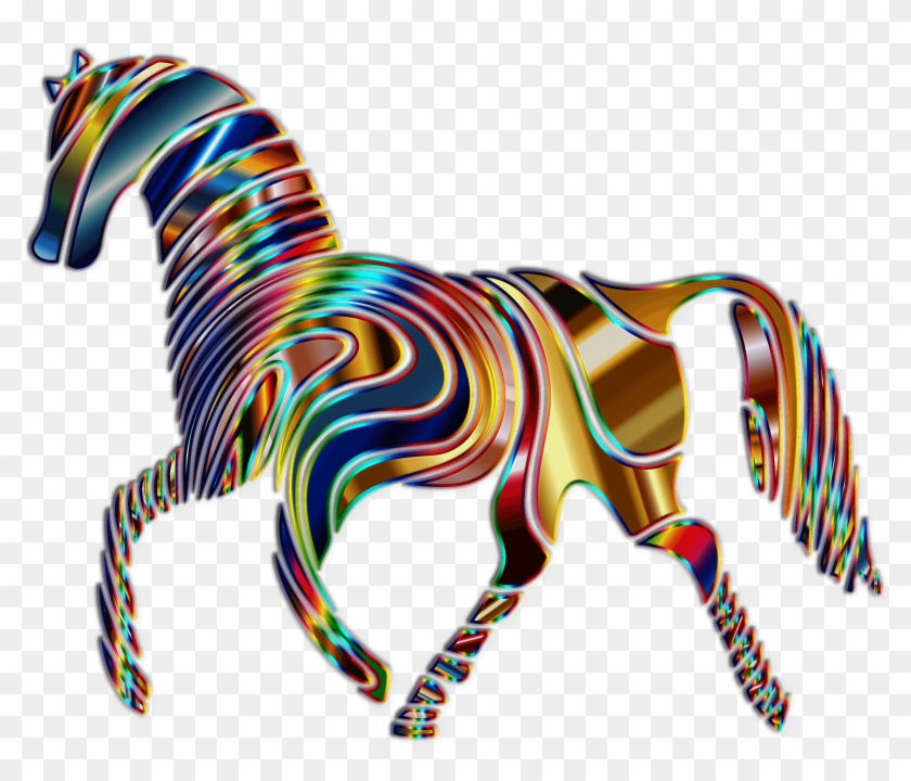 Psychedelic Horse Clipart #1554753