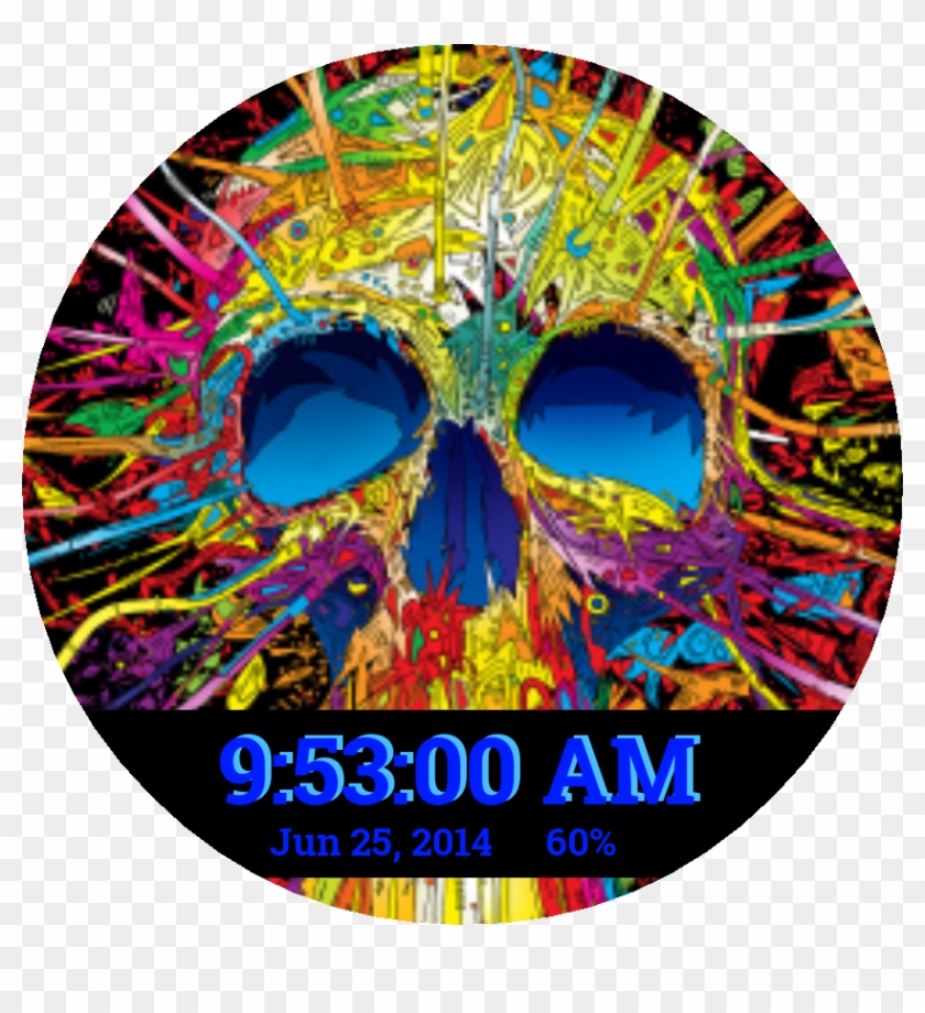 Psychedelic Face Clipart