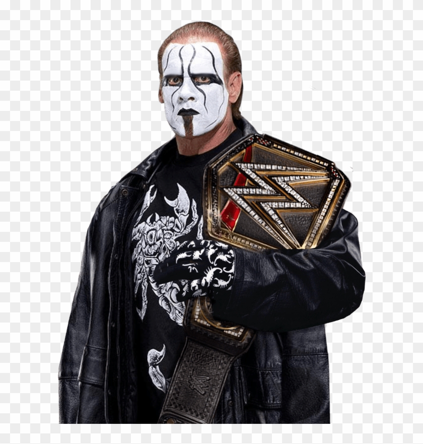 Wwe Wrestling - Sting Nwo Face Paint Clipart #1555236