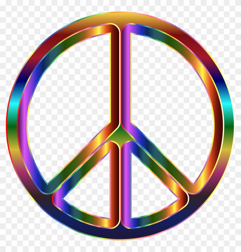 Peace Symbol Png - Peace Sign Transparent Clipart #1555443