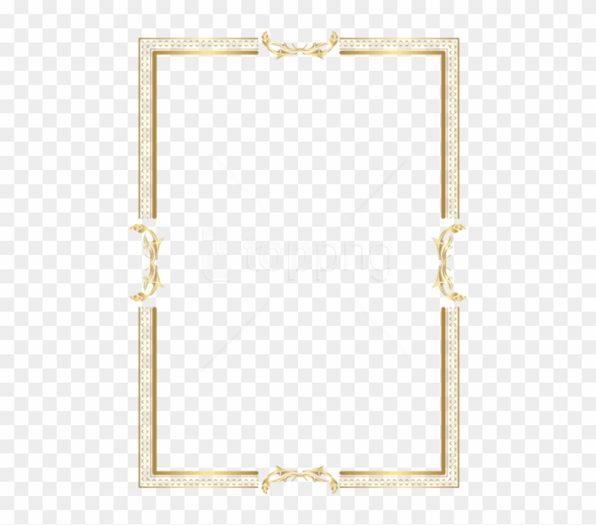 Free Png Download Gold Border Frame Clipart Png Photo - Transparent Background Gold Border Clipart