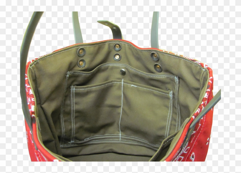 Red Bandana Tote Bag - Handbag Clipart #1555777