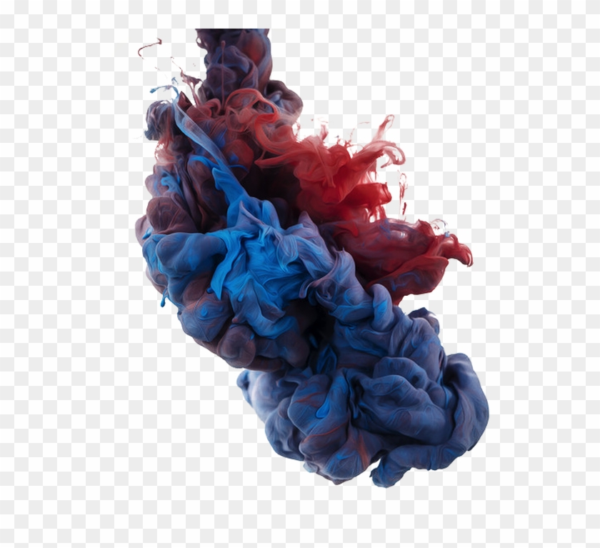 Contact Us - Blue And Red Smoke Png Clipart