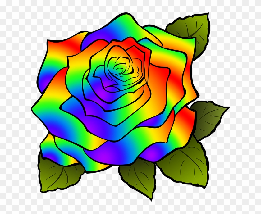 Flores Rosas Para Colorir Clipart #1555786