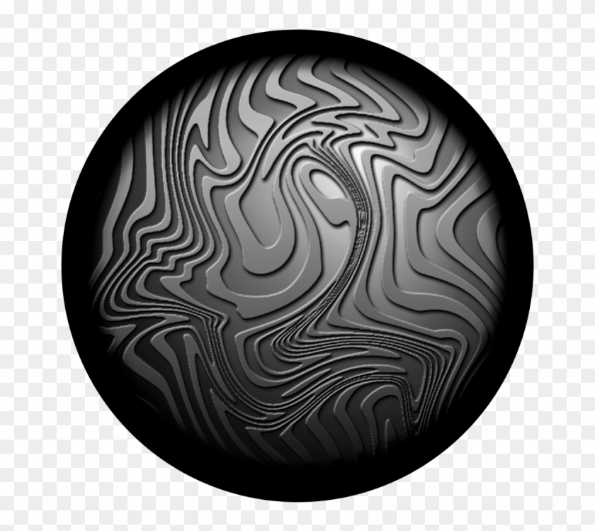 Psychedelic Curves - Circle Clipart