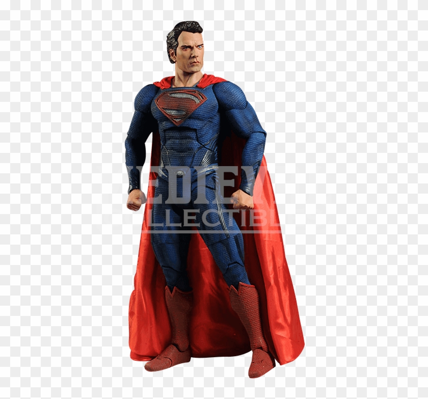 Man Of Steel Large Superman Action Figure - Superman Clipart #1556117