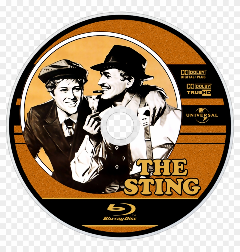 The Sting Bluray Disc Image - Label Clipart