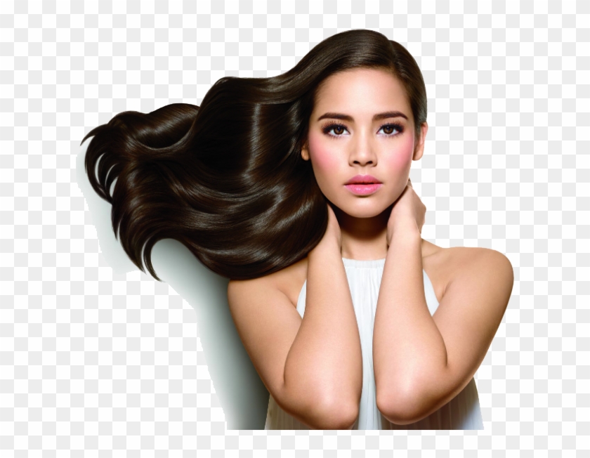 Hair Growth Transparent Background Png - Woman Long Hair Png Clipart #1556302