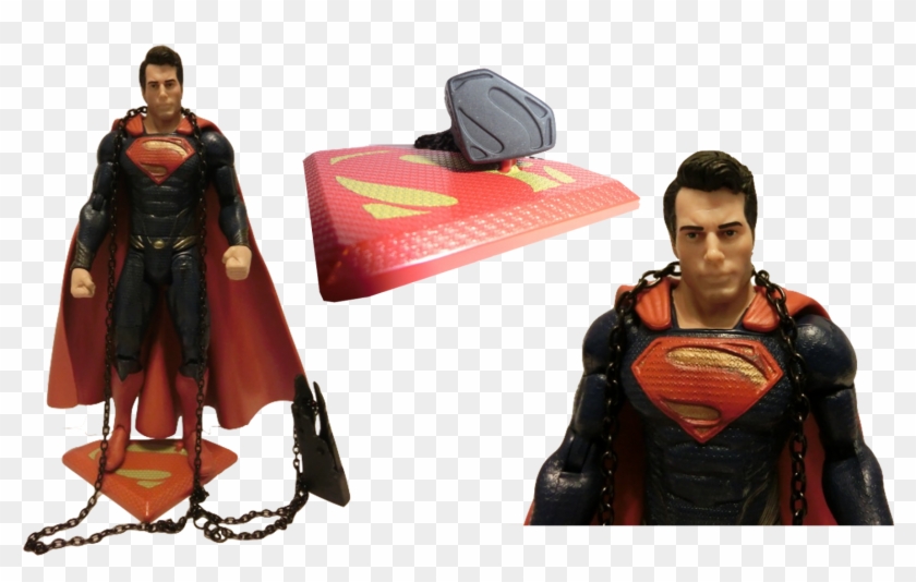 Man Of Steel Prototype Figures Premier First Look Exploders - Superman Clipart #1556504