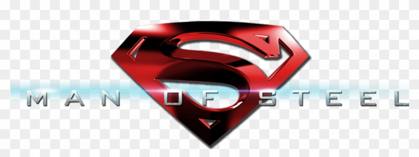 Superman Logo Man Of Steel Image Png Superman Logo - Man Of Steel Title Png Clipart #1556571