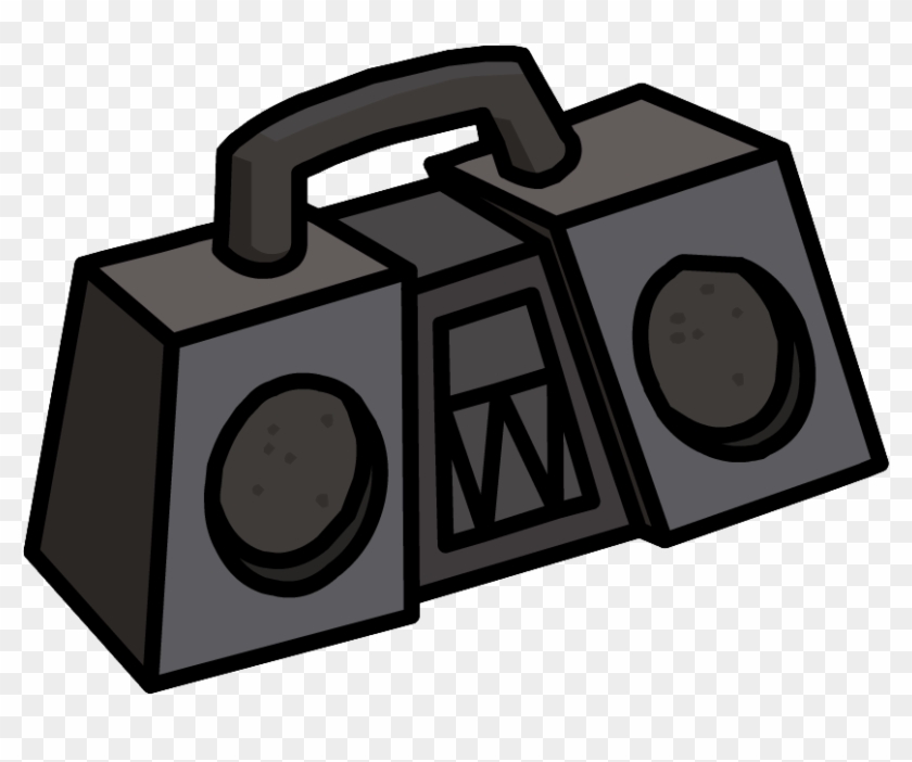 Boombox Clip Tattoos - Club Penguin Boombox - Png Download