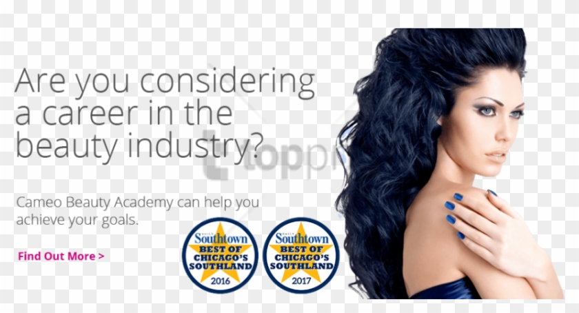 Free Png Download Blue Black Hair Colour Styles 2016 - Beauty Academy Clipart #1556786
