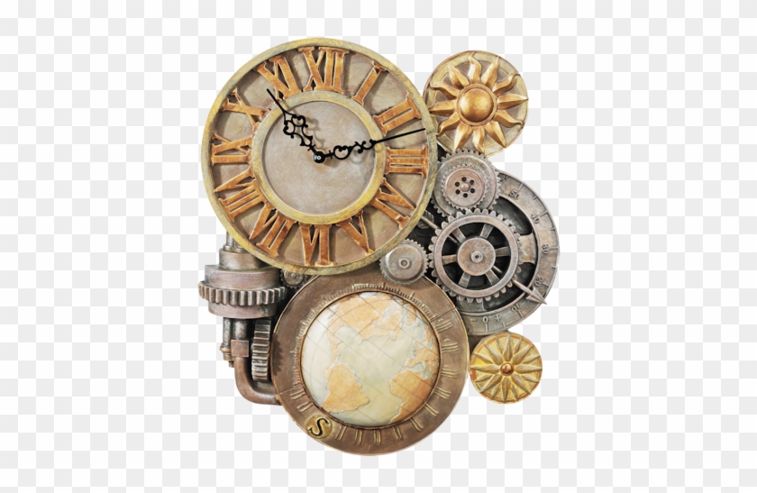Gears Steampunk @ladyskye Art Ftestickers - Steampunk Clock Clipart #1557013