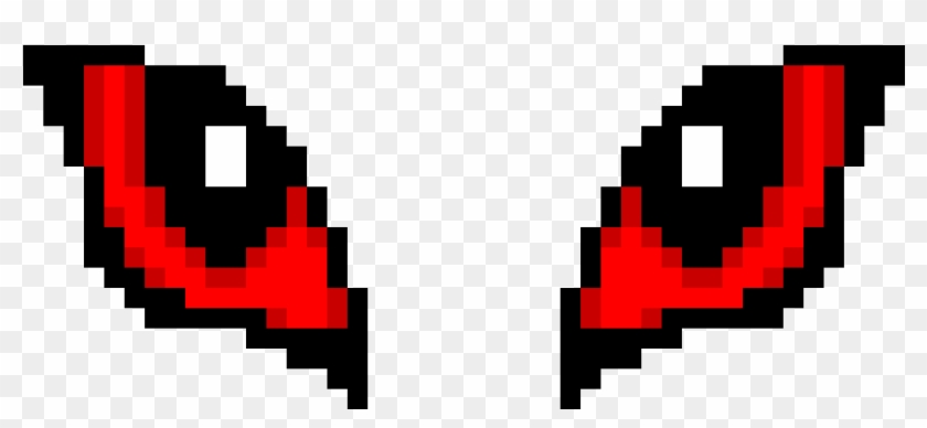 Red Cat Eyes - Evil Eye Pixel Art Clipart