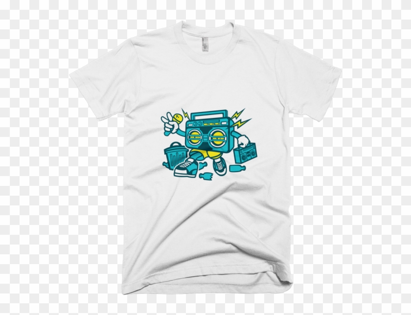 Boom Box White - Great Dad T Shirts Clipart #1557167