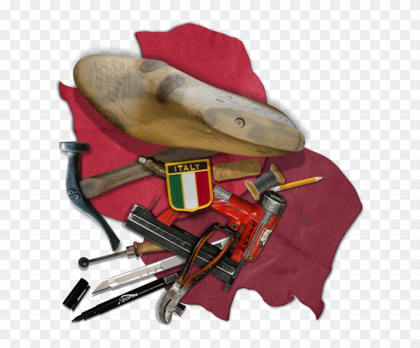 Handcrafted In Italy - Metalworking Hand Tool Clipart #1557303
