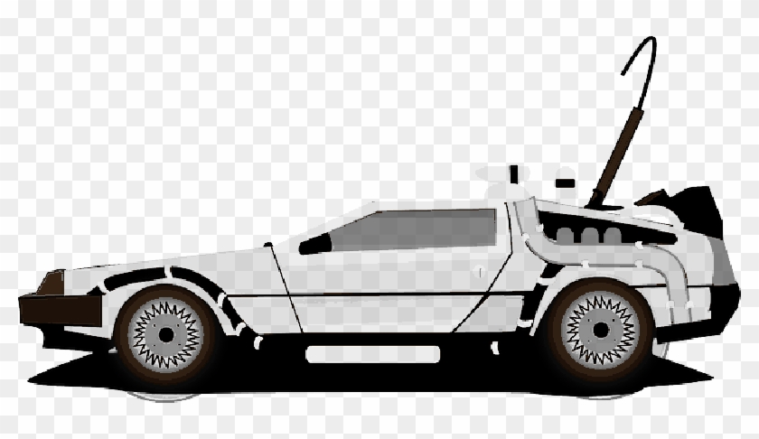 Back To The Future Png , Png Download - If I Had A Delorean I Would Drive It From Time To Time Clipart #1557423
