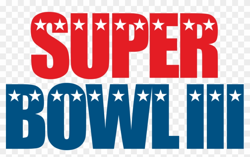 Super Bowl Iii - Logo Super Bowl Iii Clipart #1557565
