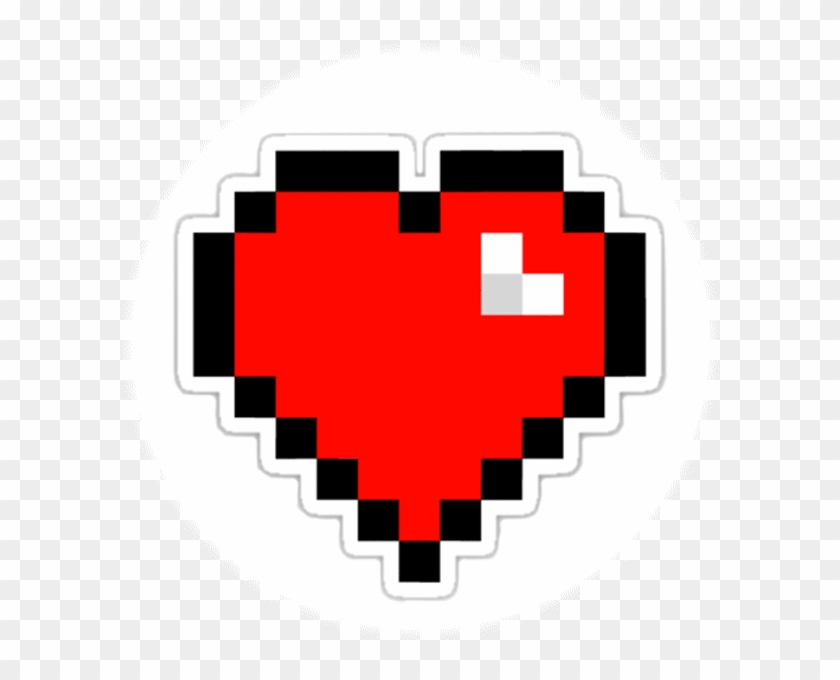 8 Bit Heart Transparent , Png Download - Happy Valentines Day Gamer Clipart #1557884