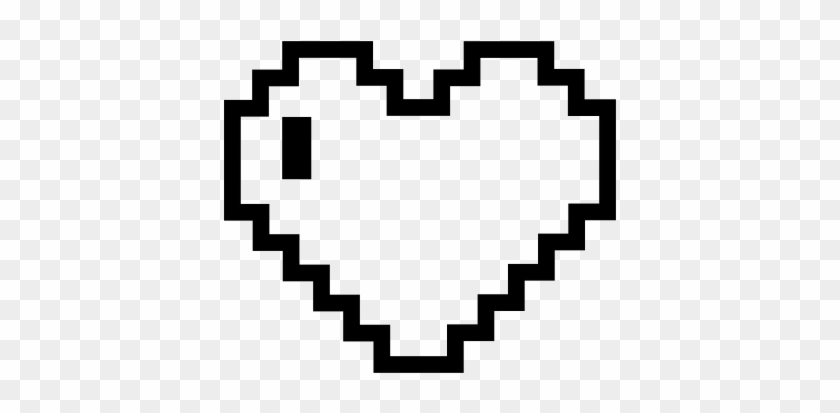 8 Bit Heart Svg Clipart