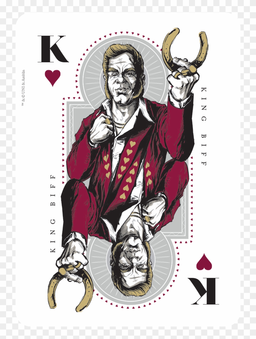 Biff Tannen's Pleasure Paradise Playing Cards From - Biff Tannen Playing Cards Clipart