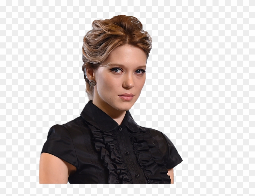 'j'ai Dû Me Défendre' - Léa Seydoux Long Hair Clipart
