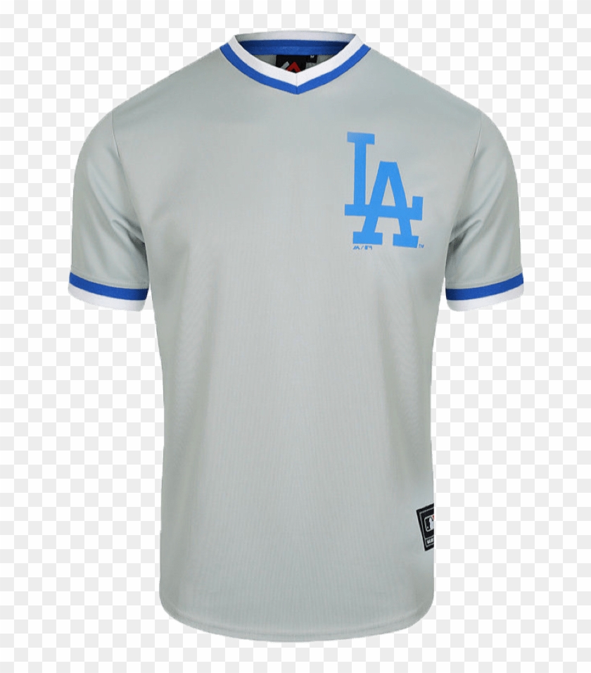 Los Angeles Dodgers Majestic Mlb Kabor V-neck Poly - Los Angeles Dodgers Clipart