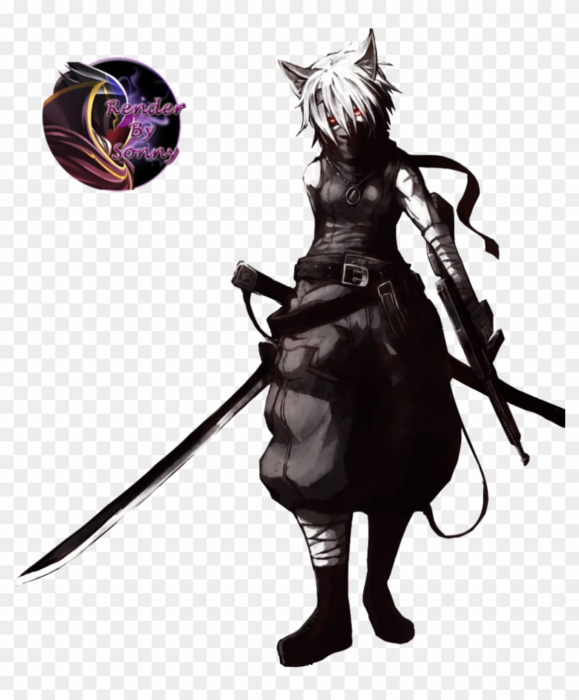 Anime Neko Warrior Photo - Inubashiri Momiji Assassin Clipart
